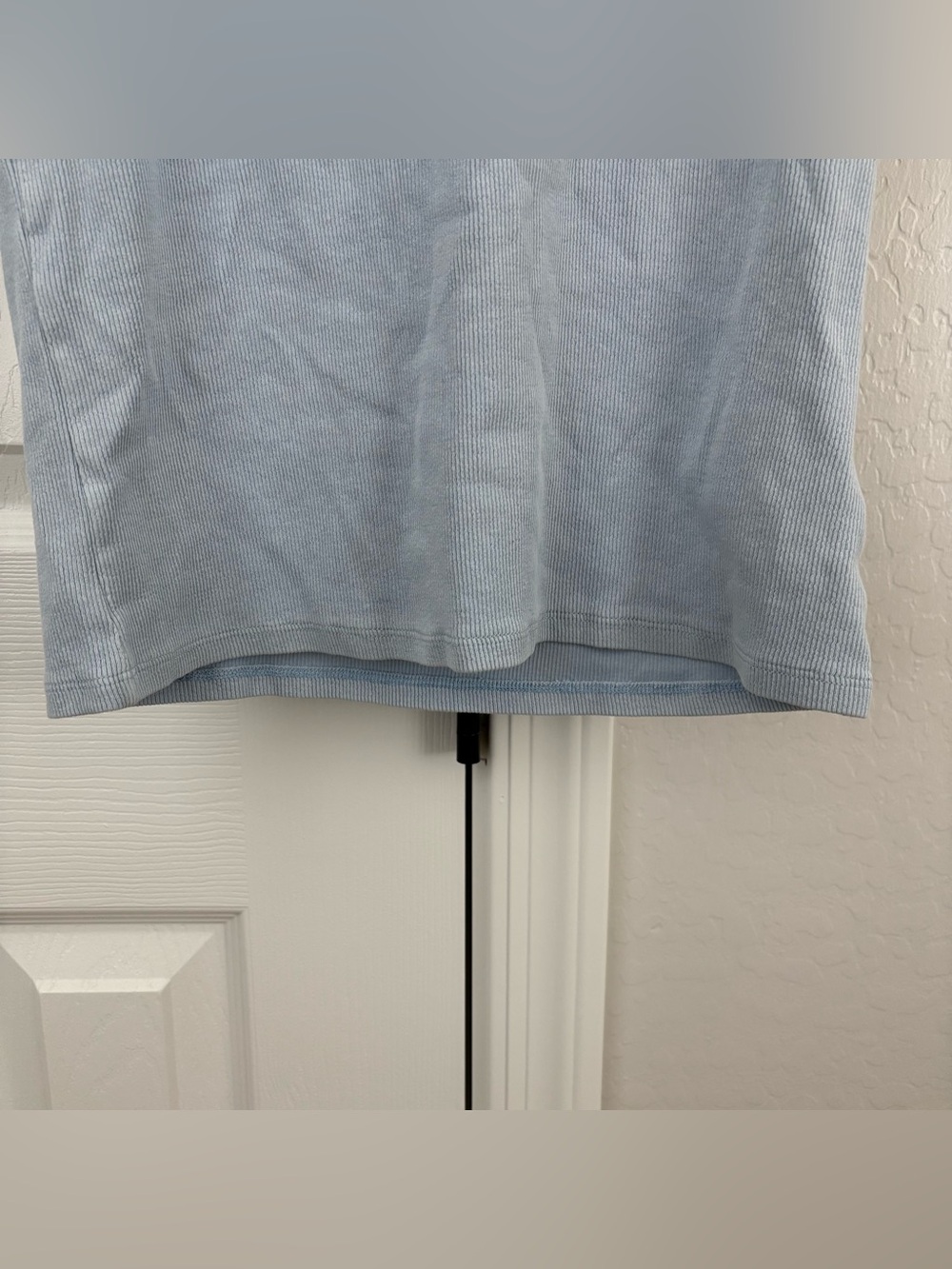 Cotton On Light Blue Ribbed Tee - Picture 6 of 9
